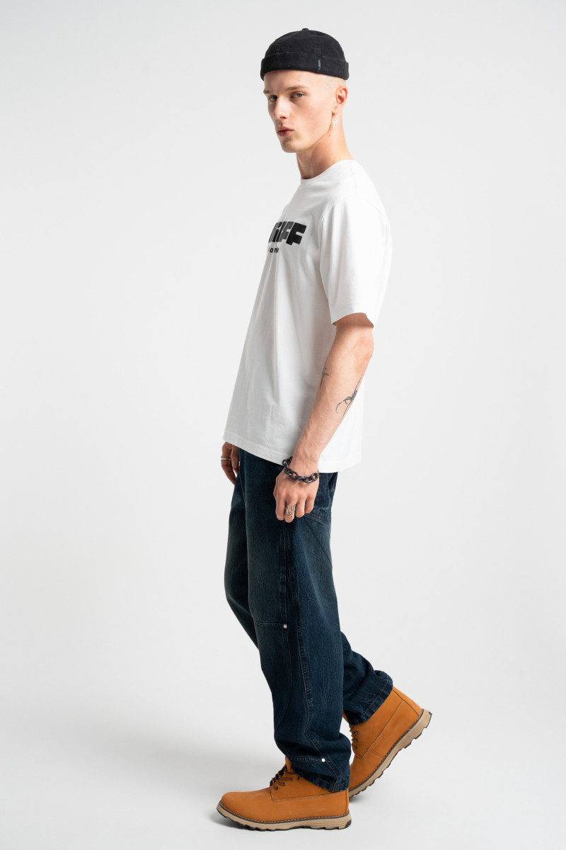 Biały t-shirt OVERSIZE