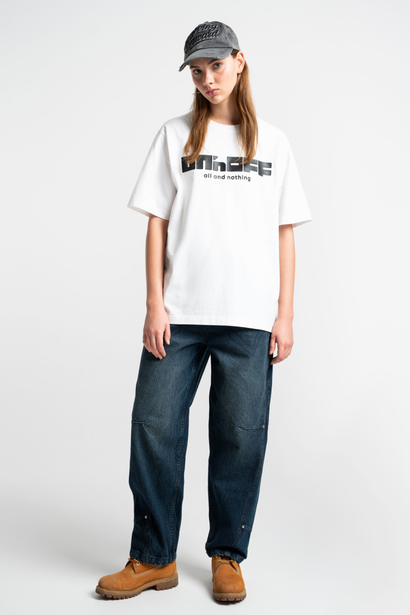 Biały t-shirt OVERSIZE