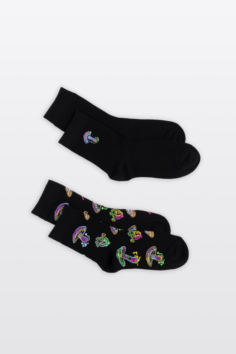 Czarny zestaw skarpet 2-PAK od Reporter