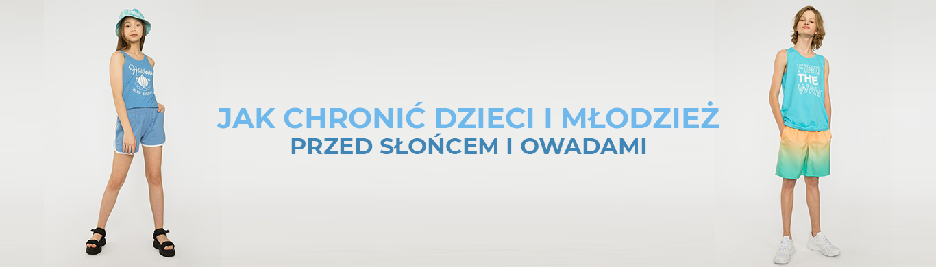 Jak chronić dzieci i młodzież przed słońcem i owadami