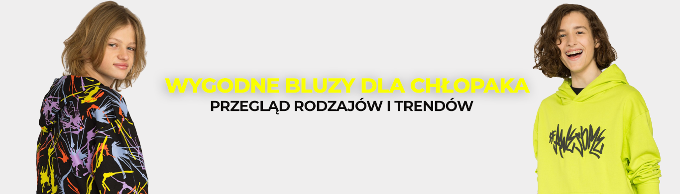 Wygodne bluzy dla chłopaka - przegląd rodzajów i trendów